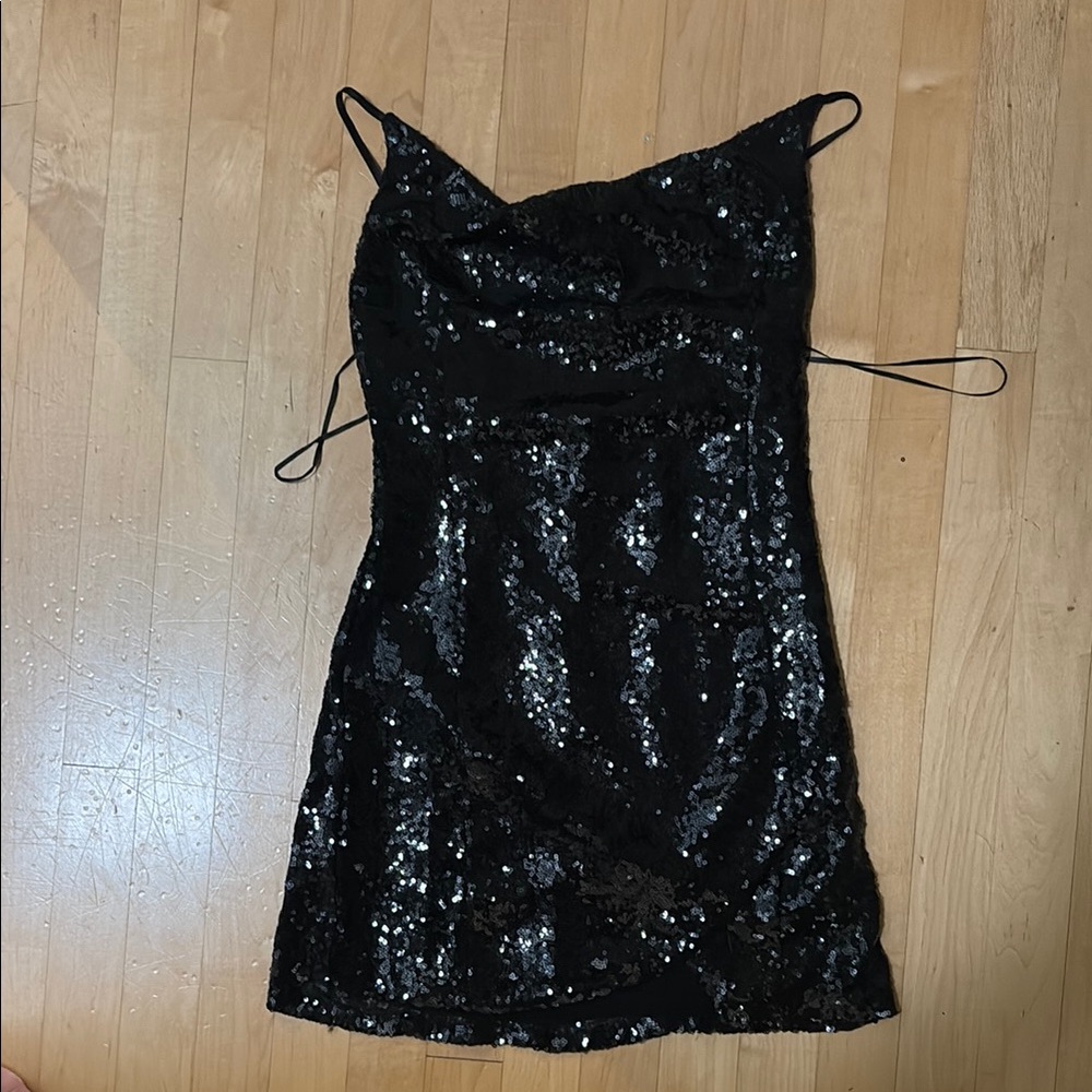 URBAN Outfitter Black Sequin Dress